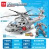 MINGDI LEIBAO K0352 0352 non  CƠ KHÍ VŨ TRANG Z20 bộ đồ chơi xếp lắp ráp ghép mô hình Military Army TANK MECH Quân Sự Bộ Đội 885 khối