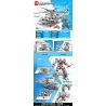 MINGDI LEIBAO K0352 0352 non  CƠ KHÍ VŨ TRANG Z20 bộ đồ chơi xếp lắp ráp ghép mô hình Military Army TANK MECH Quân Sự Bộ Đội 885 khối
