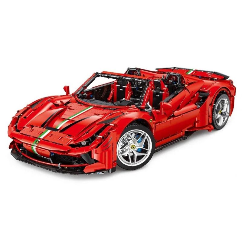 SMALL ANGLE JD018 non  FERRARI F8 tỷ lệ 1:8 bộ đồ chơi xếp lắp ráp ghép mô hình  Kỹ Thuật Công Nghệ Cao Mô Hình Phương Tiện 3781 khối