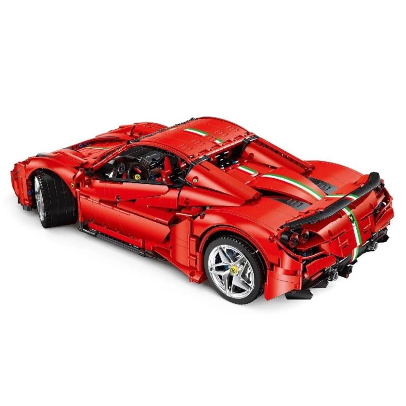 SMALL ANGLE JD018 non  FERRARI F8 tỷ lệ 1:8 bộ đồ chơi xếp lắp ráp ghép mô hình  Kỹ Thuật Công Nghệ Cao Mô Hình Phương Tiện 3781 khối