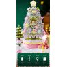 SEMBO 605034 non  HỘP NHẠC CÂY THÔNG NOEL TÌNH YÊU bộ đồ chơi xếp lắp ráp ghép mô hình Creator CHRISTMAS Sáng Tạo 1365 khối