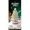 SEMBO 605034 non  HỘP NHẠC CÂY THÔNG NOEL TÌNH YÊU bộ đồ chơi xếp lắp ráp ghép mô hình Creator CHRISTMAS Sáng Tạo 1365 khối