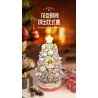 SEMBO 605034 non  HỘP NHẠC CÂY THÔNG NOEL TÌNH YÊU bộ đồ chơi xếp lắp ráp ghép mô hình Creator CHRISTMAS Sáng Tạo 1365 khối