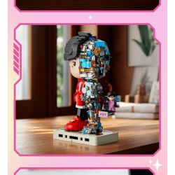 GUDI 52100 non  NGƯỜI MÁY CỦA BẠN CÙNG LỚP CHU bộ đồ chơi xếp lắp ráp ghép mô hình CHOUCHOU 1435 khối