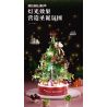 MANGE TECHNOLOGY 9189 non  HỘP NHẠC CÂY THÔNG GIÁNG SINH bộ đồ chơi xếp lắp ráp ghép mô hình Creator MERRY CHRISTMAS Sáng Tạo 812 khối