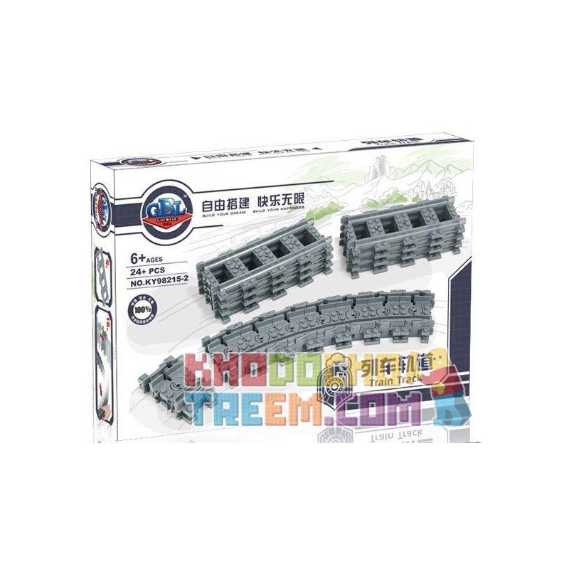 NOT Lego FLEXIBLE AND STRAIGHT TRACKS 7499 Kazi KY98215 2 98215 2