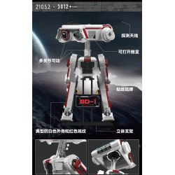 MouldKing 21052 Mould King 21052 non  ROBOT DB-1 bộ đồ chơi xếp lắp ráp ghép mô hình Star Wars Chiến Tranh Giữa Các Vì Sao 3012 khối