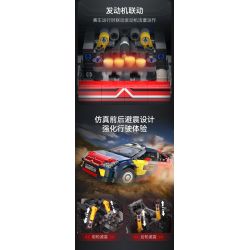 CADA DOUBLEE C62005 62005 non  XE ĐUA CITROEN WRC2008 1:12 tỷ lệ 1:12 bộ đồ chơi xếp lắp ráp ghép mô hình  2008 CITROEN C4 WRC Kỹ Thuật Công Nghệ Cao Mô Hình Phương Tiện 1569 khối