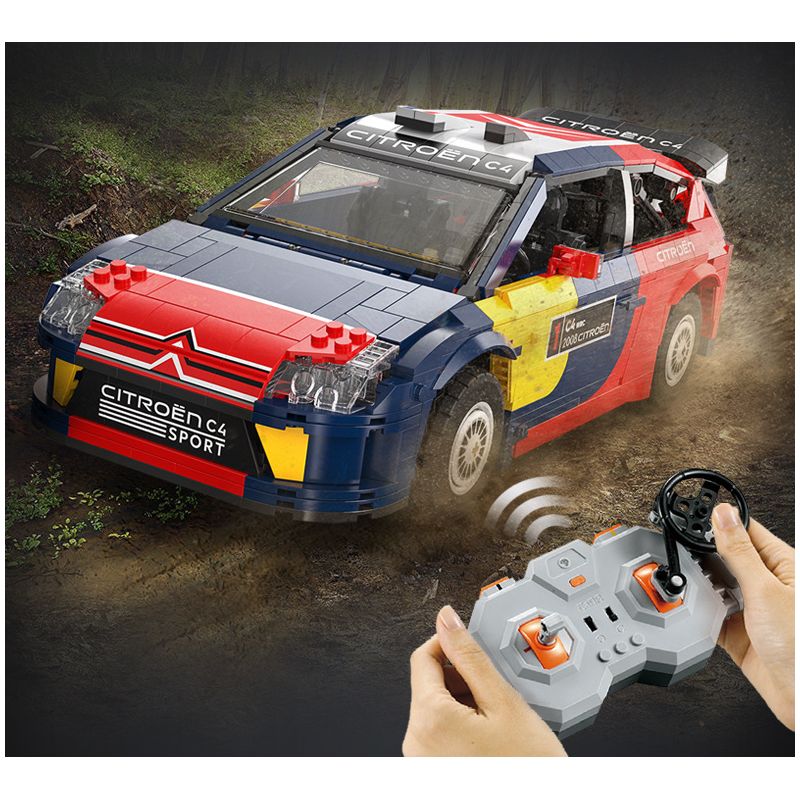 CADA DOUBLEE C62005 62005 non  XE ĐUA CITROEN WRC2008 1:12 tỷ lệ 1:12 bộ đồ chơi xếp lắp ráp ghép mô hình  2008 CITROEN C4 WRC Kỹ Thuật Công Nghệ Cao Mô Hình Phương Tiện 1569 khối