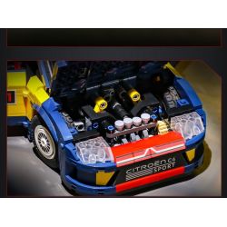 CADA DOUBLEE C62005 62005 non  XE ĐUA CITROEN WRC2008 1:12 tỷ lệ 1:12 bộ đồ chơi xếp lắp ráp ghép mô hình  2008 CITROEN C4 WRC Kỹ Thuật Công Nghệ Cao Mô Hình Phương Tiện 1569 khối