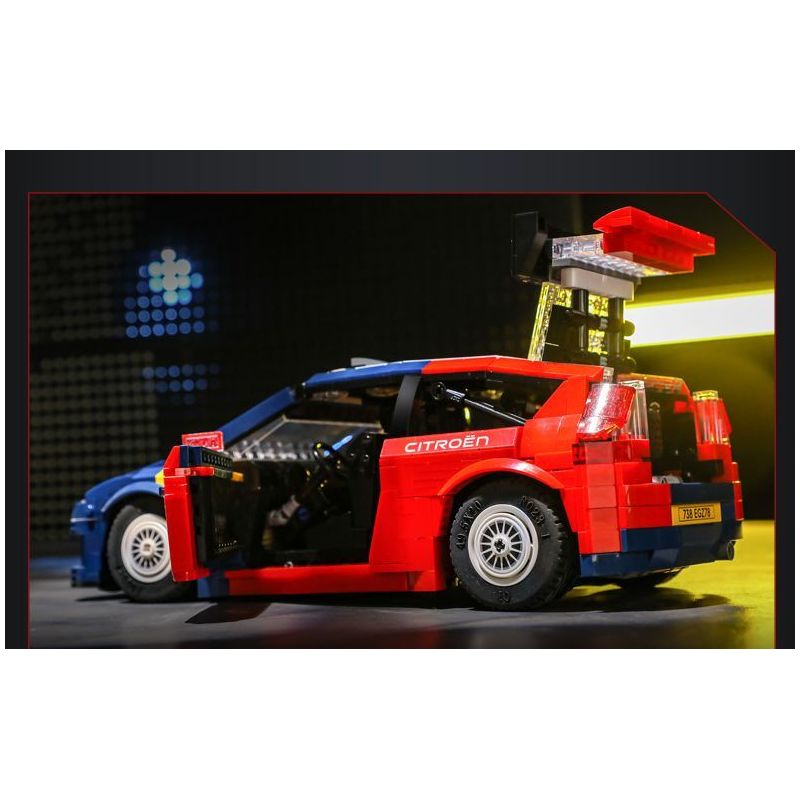 CADA DOUBLEE C62005 62005 non  XE ĐUA CITROEN WRC2008 1:12 tỷ lệ 1:12 bộ đồ chơi xếp lắp ráp ghép mô hình  2008 CITROEN C4 WRC Kỹ Thuật Công Nghệ Cao Mô Hình Phương Tiện 1569 khối