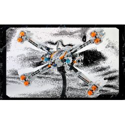 IM.MASTER QIHUI 6813 non  TÀU KIẾM TIA X bộ đồ chơi xếp lắp ráp ghép mô hình  Kỹ Thuật Công Nghệ Cao Mô Hình Phương Tiện 1221 khối