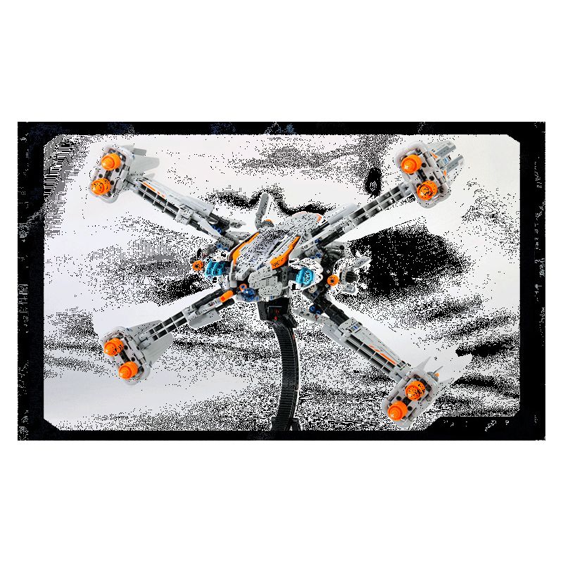 IM.MASTER QIHUI 6813 non  TÀU KIẾM TIA X bộ đồ chơi xếp lắp ráp ghép mô hình  Kỹ Thuật Công Nghệ Cao Mô Hình Phương Tiện 1221 khối