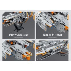 IM.MASTER QIHUI 6814 non  PHI THUYỀN SIRIUS bộ đồ chơi xếp lắp ráp ghép mô hình  Kỹ Thuật Công Nghệ Cao Mô Hình Phương Tiện 1184 khối