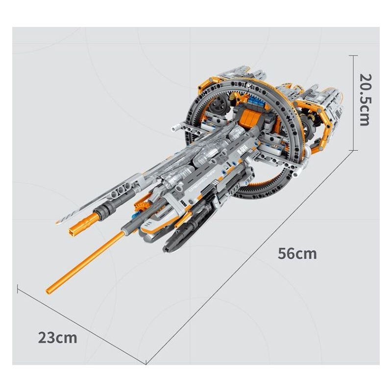 IM.MASTER QIHUI 6814 non  PHI THUYỀN SIRIUS bộ đồ chơi xếp lắp ráp ghép mô hình  Kỹ Thuật Công Nghệ Cao Mô Hình Phương Tiện 1184 khối
