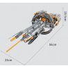 IM.MASTER QIHUI 6814 non  PHI THUYỀN SIRIUS bộ đồ chơi xếp lắp ráp ghép mô hình  Kỹ Thuật Công Nghệ Cao Mô Hình Phương Tiện 1184 khối
