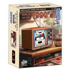 ZHEGAO 662015 non  TRỞ LẠI NĂM 1990 TRUYỀN HÌNH bộ đồ chơi xếp lắp ráp ghép mô hình BACK TO THE 1990'S 549 khối