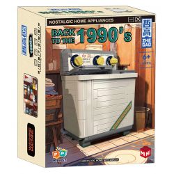 ZHEGAO 662016 non  TRỞ LẠI NĂM 1990 MÁY GIẶT bộ đồ chơi xếp lắp ráp ghép mô hình BACK TO THE 1990'S 578 khối