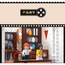 ZHEGAO 662016 non  TRỞ LẠI NĂM 1990 MÁY GIẶT bộ đồ chơi xếp lắp ráp ghép mô hình BACK TO THE 1990'S 578 khối