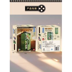 ZHEGAO 662017 non  TRỞ LẠI NĂM 1990 TỦ LẠNH bộ đồ chơi xếp lắp ráp ghép mô hình BACK TO THE 1990'S 578 khối