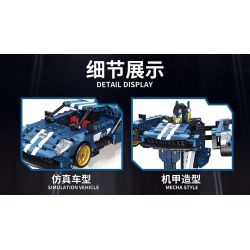 FORANGE FC9115 9115 non  XE BIẾN ÁP TRỰC TIẾP KÉO LÙI MÀU XANH ĐẬM bộ đồ chơi xếp lắp ráp ghép mô hình  ENGINE MORPH Kỹ Thuật Công Nghệ Cao Mô Hình Phương Tiện 609 khối