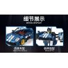 FORANGE FC9115 9115 non  XE BIẾN ÁP TRỰC TIẾP KÉO LÙI MÀU XANH ĐẬM bộ đồ chơi xếp lắp ráp ghép mô hình  ENGINE MORPH Kỹ Thuật Công Nghệ Cao Mô Hình Phương Tiện 609 khối