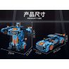 FORANGE FC9116 9116 non  XE BIẾN ÁP TRỰC TIẾP KÉO LÙI MÀU XANH CAM bộ đồ chơi xếp lắp ráp ghép mô hình  ENGINE MORPH Kỹ Thuật Công Nghệ Cao Mô Hình Phương Tiện 611 khối