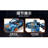 FORANGE FC9116 9116 non  XE BIẾN ÁP TRỰC TIẾP KÉO LÙI MÀU XANH CAM bộ đồ chơi xếp lắp ráp ghép mô hình  ENGINE MORPH Kỹ Thuật Công Nghệ Cao Mô Hình Phương Tiện 611 khối