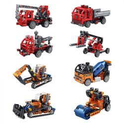 FORANGE FC9311 9311 non  KỸ THUẬT CHIBIAN 4 MÔ HÌNH bộ đồ chơi xếp lắp ráp ghép mô hình  ENGINE MORPH Kỹ Thuật Công Nghệ Cao Mô Hình Phương Tiện 801 khối