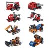 FORANGE FC9311 9311 non  KỸ THUẬT CHIBIAN 4 MÔ HÌNH bộ đồ chơi xếp lắp ráp ghép mô hình  ENGINE MORPH Kỹ Thuật Công Nghệ Cao Mô Hình Phương Tiện 801 khối