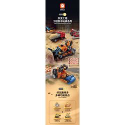 FORANGE FC9311 9311 non  KỸ THUẬT CHIBIAN 4 MÔ HÌNH bộ đồ chơi xếp lắp ráp ghép mô hình  ENGINE MORPH Kỹ Thuật Công Nghệ Cao Mô Hình Phương Tiện 801 khối