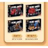 FORANGE FC9311 9311 non  KỸ THUẬT CHIBIAN 4 MÔ HÌNH bộ đồ chơi xếp lắp ráp ghép mô hình  ENGINE MORPH Kỹ Thuật Công Nghệ Cao Mô Hình Phương Tiện 801 khối