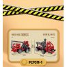 FORANGE FC9311 9311 non  KỸ THUẬT CHIBIAN 4 MÔ HÌNH bộ đồ chơi xếp lắp ráp ghép mô hình  ENGINE MORPH Kỹ Thuật Công Nghệ Cao Mô Hình Phương Tiện 801 khối