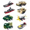 FORANGE FC9312 9312 non  MÔ HÌNH QUÂN ĐỘI CHIBI 4 bộ đồ chơi xếp lắp ráp ghép mô hình  ENGINE MORPH Kỹ Thuật Công Nghệ Cao Mô Hình Phương Tiện 642 khối