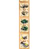 FORANGE FC9312 9312 non  MÔ HÌNH QUÂN ĐỘI CHIBI 4 bộ đồ chơi xếp lắp ráp ghép mô hình  ENGINE MORPH Kỹ Thuật Công Nghệ Cao Mô Hình Phương Tiện 642 khối