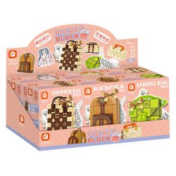 FORANGE FC8284 8284 non  TÚI XÁCH THỜI TRANG 6 KIỂU DÁNG bộ đồ chơi xếp lắp ráp ghép mô hình 642 khối