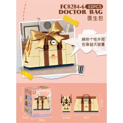 FORANGE FC8284 8284 non  TÚI XÁCH THỜI TRANG 6 KIỂU DÁNG bộ đồ chơi xếp lắp ráp ghép mô hình 642 khối