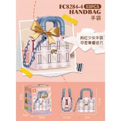 FORANGE FC8284 8284 non  TÚI XÁCH THỜI TRANG 6 KIỂU DÁNG bộ đồ chơi xếp lắp ráp ghép mô hình 642 khối