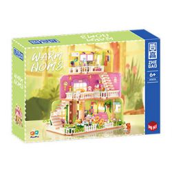 ZHEGAO 612016 non  NGÔI NHÀ ẤM CÚNG bộ đồ chơi xếp lắp ráp ghép mô hình Girl WARM HOME Con Gái 1375 khối
