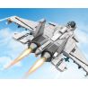 SEMBO 202190 non  MỘT QUỐC GIA HÙNG MẠNH MÁY BAY CHIẾN ĐẤU TRÊN TÀU SÂN J-15 bộ đồ chơi xếp lắp ráp ghép mô hình Military Army Quân Sự Bộ Đội 1298 khối