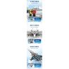 SEMBO 202190 non  MỘT QUỐC GIA HÙNG MẠNH MÁY BAY CHIẾN ĐẤU TRÊN TÀU SÂN J-15 bộ đồ chơi xếp lắp ráp ghép mô hình Military Army Quân Sự Bộ Đội 1298 khối