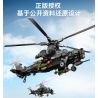 SEMBO 202230 non  MỘT QUỐC GIA HÙNG MẠNH TRỰC THĂNG VŨ TRANG WUZHI-10 bộ đồ chơi xếp lắp ráp ghép mô hình Military Army Quân Sự Bộ Đội 732 khối