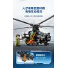 SEMBO 202230 non  MỘT QUỐC GIA HÙNG MẠNH TRỰC THĂNG VŨ TRANG WUZHI-10 bộ đồ chơi xếp lắp ráp ghép mô hình Military Army Quân Sự Bộ Đội 732 khối