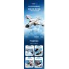SEMBO 202232 non  VINH QUANG CỦA CƯỜNG QUỐC MÁY BAY NÉM BOM TẦM TRUNG VÀ XA H-6K bộ đồ chơi xếp lắp ráp ghép mô hình Military Army Quân Sự Bộ Đội 1294 khối