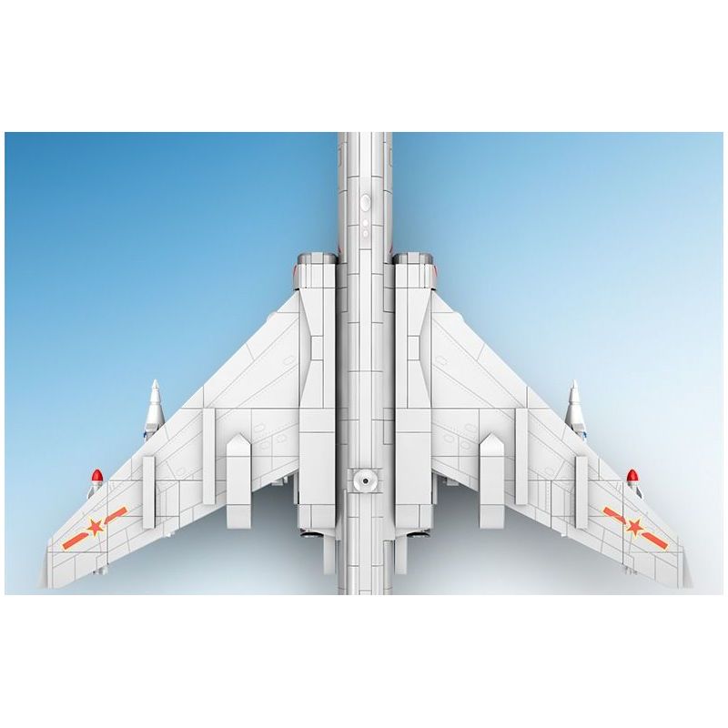 SEMBO 202232 non  VINH QUANG CỦA CƯỜNG QUỐC MÁY BAY NÉM BOM TẦM TRUNG VÀ XA H-6K bộ đồ chơi xếp lắp ráp ghép mô hình Military Army Quân Sự Bộ Đội 1294 khối