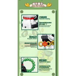 DOUBLE HEIGHT 20808 non  GẤU TRÚC MAY MẮN bộ đồ chơi xếp lắp ráp ghép mô hình FORTUNE PANDA 526 khối