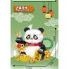 DOUBLE HEIGHT 20808 non  GẤU TRÚC MAY MẮN bộ đồ chơi xếp lắp ráp ghép mô hình FORTUNE PANDA 526 khối