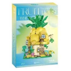 MILATI 96011 non  NHÀ HARLOW bộ đồ chơi xếp lắp ráp ghép mô hình PINEAPPLE