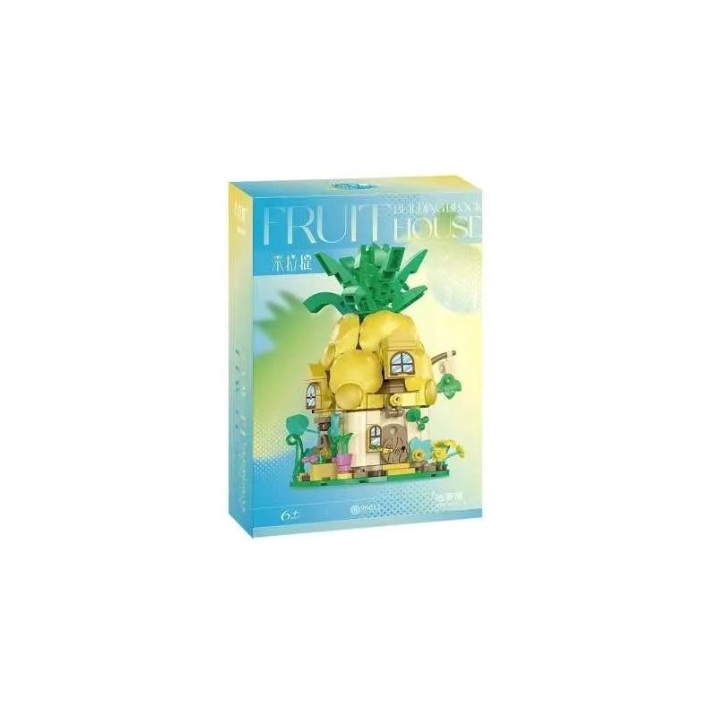 MILATI 96011 non  NHÀ HARLOW bộ đồ chơi xếp lắp ráp ghép mô hình PINEAPPLE