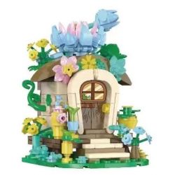 MILATI 96012 non  VƯỜN BÁCH THẢO bộ đồ chơi xếp lắp ráp ghép mô hình SUCCULENT PLANTS